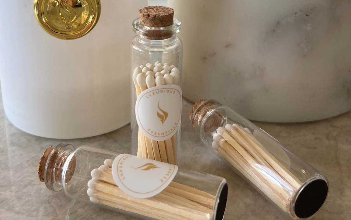 Apothecary Match Bottle