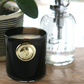 Round Glass Candle - Black
