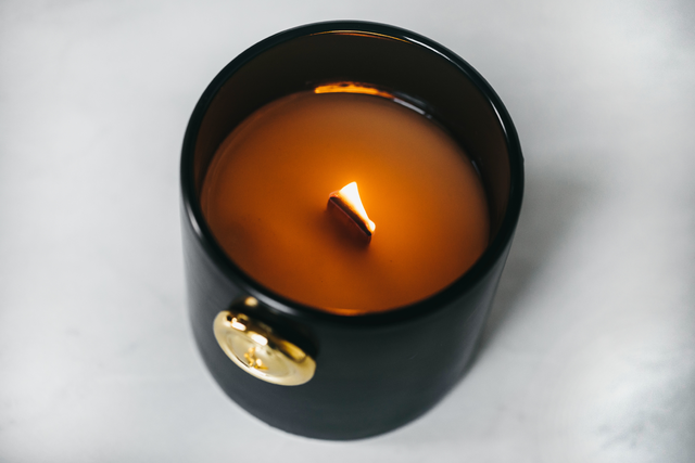 Round Ceramic Candle - Black – luxuriousessentials